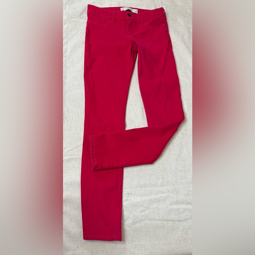 Abercrombie & Fitch Skinny Pink Pants 🌷 - Picture 2 of 11